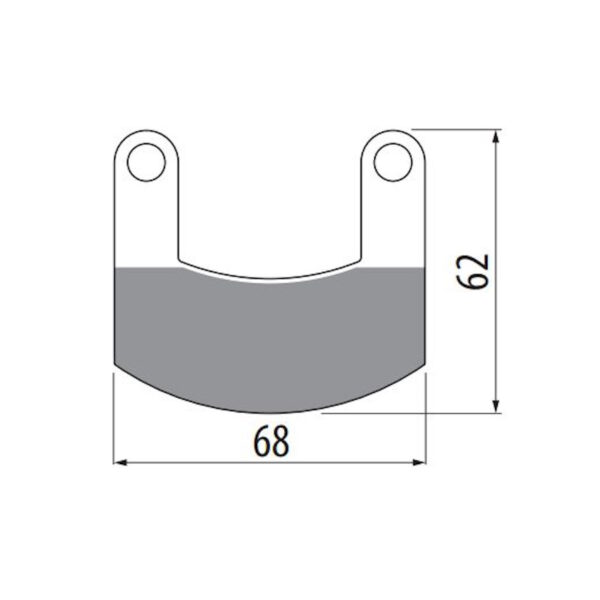 Goldfren® Bremsbelag 913 Eurofox (2 Stück) – Bild 2