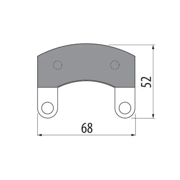 Goldfren® Bremsbelag 925 Dynamic WT9 (2 Stück) – Bild 2