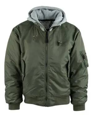 MA-1 Bomber jacket with hood